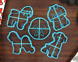Bichon Frise Cutters - Bichon Frise Stack, Bichon Frise Face, Bichon Frise Outline - Bichon Gift