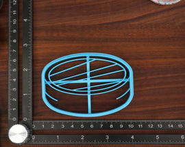 Hockey Cookie Cutters, Set 1 - Goal, Puck, Helmet, Skates, Hockey Stick - Street Sports