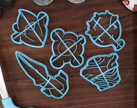Tears of The Kingdom Abilities Cookie Cutters - ToTK Amber, Tears Brightbloom, ChuChu Jelly, Octo Balloon, Zonaite - LoZ Zelda