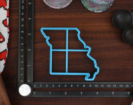 Missouri Cookie Cutters - BBQ Square Rib, Elephant Rock, Gateway Arch, Hiking Sign, Missouri State - MO Gift Idea