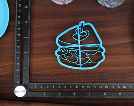 Utah State Cookie Cutters - Delicate Arch, Film Reel, Pastrami Burger, State Flag, Utah Outline - UT Gift Idea