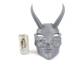 Oni Mask DIY Cosplay Prop Kit - Japanese Facemask - Dystopian Warding Face Guard - Demon Face - Yokai Mouth Guard