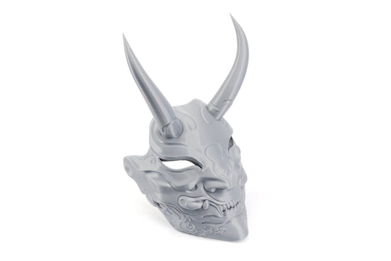 Oni Mask DIY Cosplay Prop Kit - Japanese Facemask - Dystopian Warding Face Guard - Demon Face - Yokai Mouth Guard