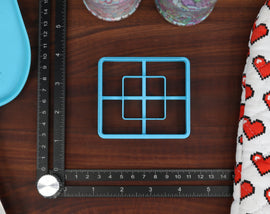Technology Symbols Cookie Cutters, Set 2 - Eject Button, Pause Button, Play Button, Shuffle Button, Stop Button - More Internet Icons
