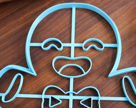 XL 10 Inch Gingerbread Man Cookie Cutter - Holiday Gingerbread - Halloween Thanksgiving Ginger Bread - Large Cookies for Holiday Party