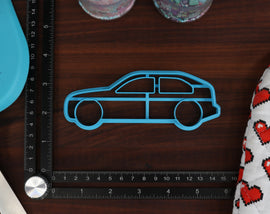 Car Styles Cookie Cutters, Set One - Hatchback, Micro, Musclecar, Sedan, Supercar - Automotive Cookie Cutter - Mechanic Cookies