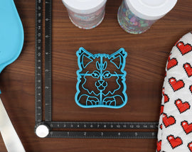 Maine Coons Cookie Cutters - Detailed Maine Coon, Maine Coon Face, Maine Coon Laying, Maine Coon Outline, Maine Coon Sitting - Maine Coon