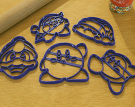 Kirby Star Allies Cookie Cutters- Waddle Dee, King DeDeDe, Sleepy Kirby - LootCaveCo