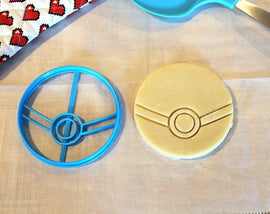 Pokemon Pokeball Cookie Cutters- Pokeball, Greatball, Ultraball, Masterball, Loveball - LootCaveCo